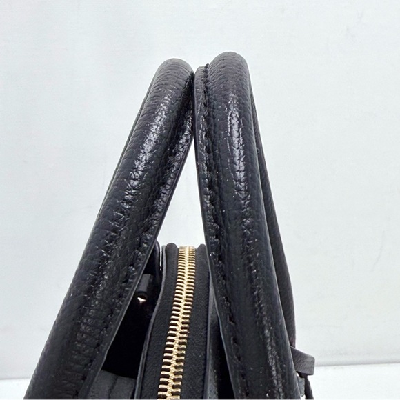 Kate Spade New York Saffiano Leather Small Satchel Black Top Handle Crossbody - Picture 4 of 15